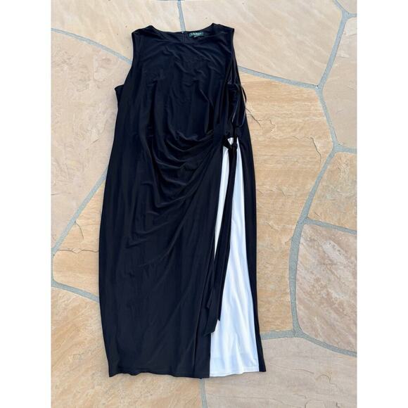 Lauren by Ralph Lauren Dresses & Skirts - LAUREN Ralph Lauren Sheath Dress Womens Size 22W Black Sleeveless CB